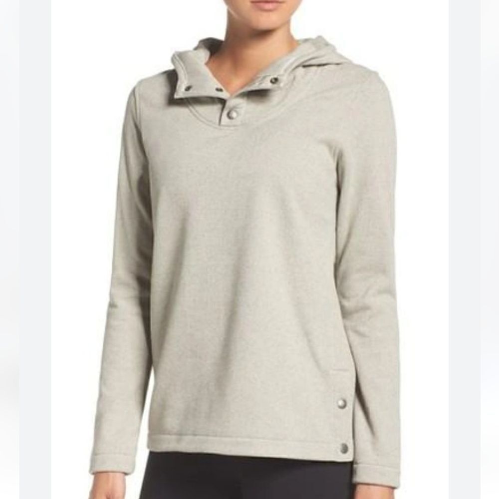 The North Face Knit Stich Fleece Pullover Hoodie size L